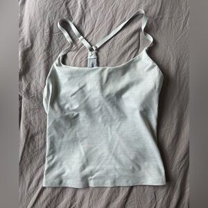 Outdoor Voices White Striped Tank